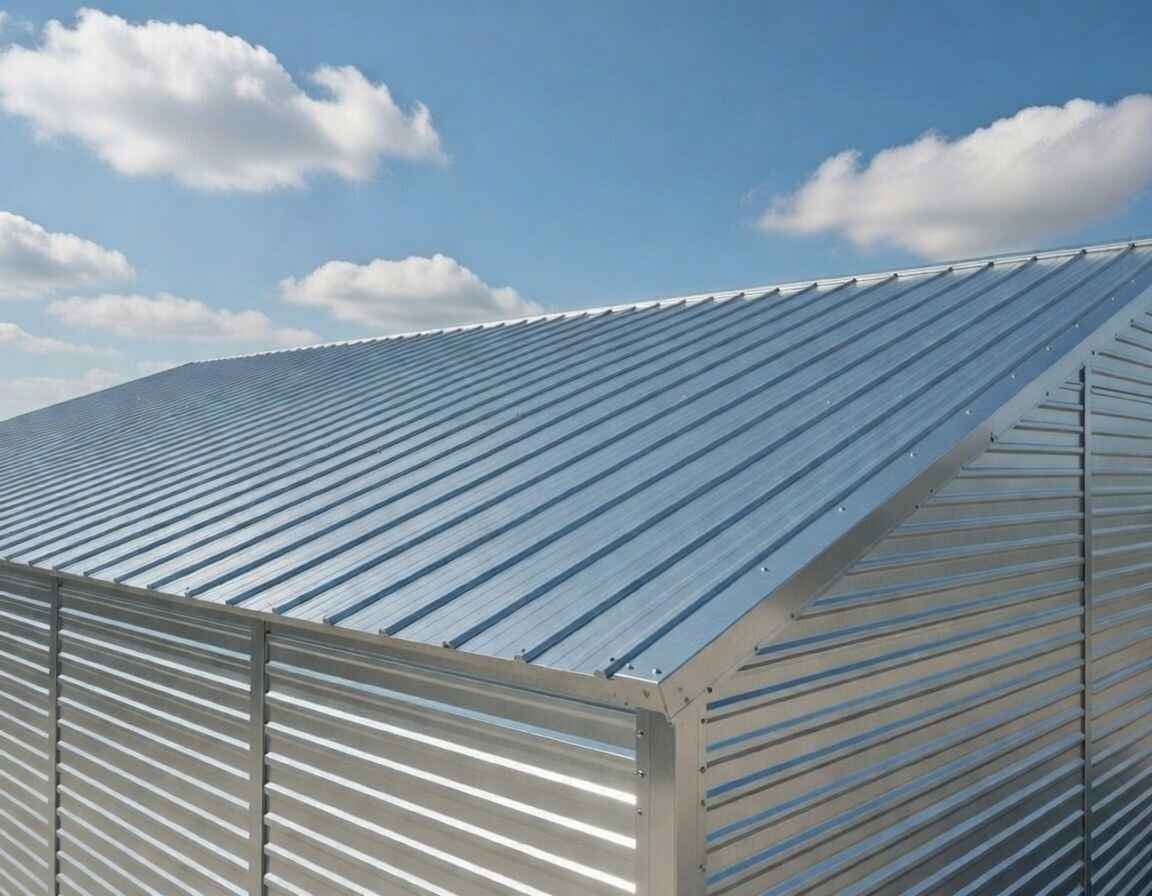 Кровля склада — пример